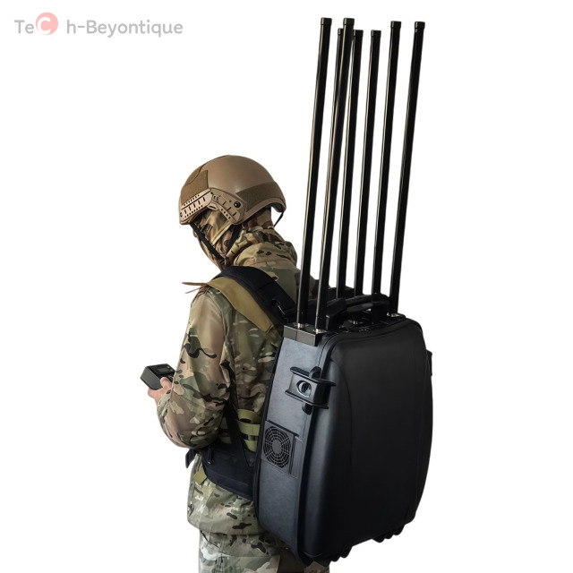 6/8-Bands Backpack Fpv Drone Directional Jammer BT2408-0